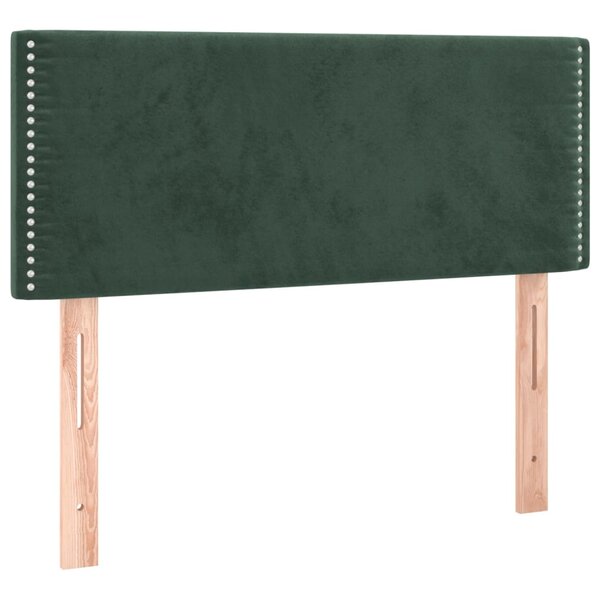 vidaXL Tête de lit Vert foncé 90x5x78/88 cm Velours
