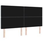 vidaXL Tête de lit capitonnée gris foncé 180 cm en velours