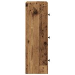 vidaXL Bibliothèque vieux bois 40x24x77 cm bois d'ingénierie