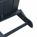 vidaXL Mobilier de jardin lounge 3 Pièces Bleu marine 38 x 38 x 46 cm