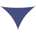 vidaXL Voile de parasol tissu oxford triangulaire 3x4x4 m bleu