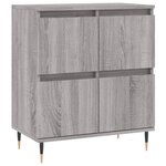 vidaXL Buffet Sonoma gris 60x35x70 cm Bois d'ingénierie