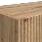 vidaXL Meuble TV mural Montage mural Chêne artisan 60 x 31 x 29.5 cm