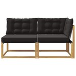vidaXL Unité de canapé sectionnel Blanc 162 5 x 83 x 73 cm