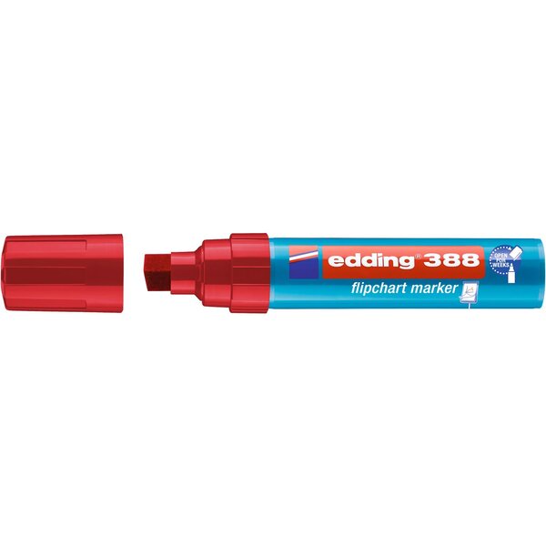 Marqueur pour chevalets 388 rouge 4-12 mm EDDING