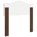 vidaXL Tête de lit Chêne brun 100 cm Bois d'ingénierie