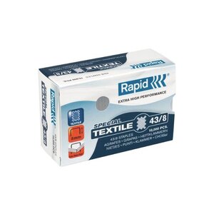 Bte de 10000 Agrafes 43/8 Super Strong Spéciale Textile RAPID