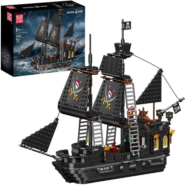 Mould King 10195 - Le bateau pirate Black Pearl III