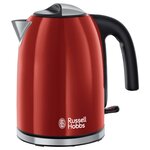 Russell hobbs bouilloire colours plus rouge flamme 2400 w 1 7 l