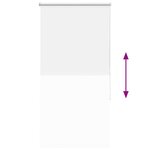 vidaXL Store enrouleur occultant largeur du tissu 75 7 cm polyester