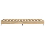 vidaXL Cadre de lit Chêne Sonoma 80 x 200 cm Bois d'ingénierie