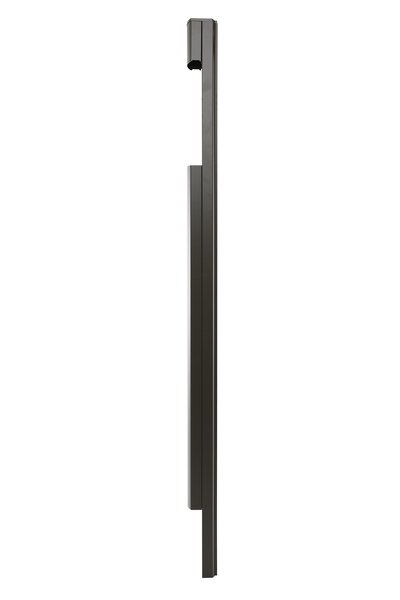 Pied latéral à sceller soléa gris terre d'ombre satiné ral 7022s