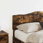 vidaXL Tête de lit Chêne fumé 120 cm Bois d'ingénierie