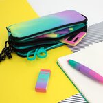 Trousse 3 fermetures éclair Sunset Vert