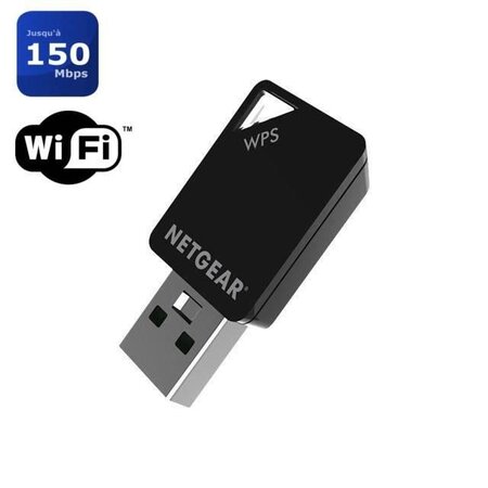 Netgear mini-adaptateur usb wifi ac600. Vitesse atteignant 150/433 mbps modele: a6100