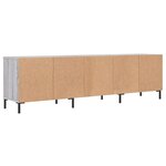 vidaXL Meuble TV sonoma gris 150x30x44 5 cm bois d'ingénierie