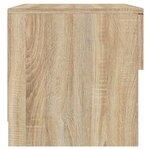 vidaXL Tables de chevet 2 Pièces Chêne Sonoma Bois d'ingénierie