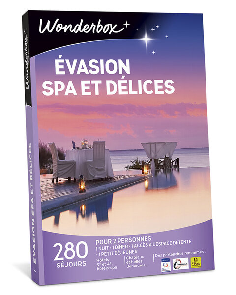 Coffret cadeau - WONDERBOX - Évasion spa et délices