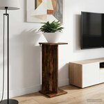 vidaXL Support de Plante 2 pièces Chêne fumé 25 x 25 5 x 60 5 cm