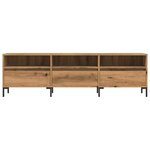 vidaXL Meuble TV chêne artisanal 150x30x44 5 cm bois d'ingénierie