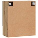 vidaXL Armoire murale chêne artisanal 60x31x70 cm bois d'ingénierie