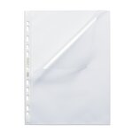 Lot de 100 pochette perforée Premium Ouverte en coin A4 12/120eme ELBA