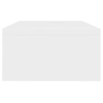vidaXL Support de moniteur Blanc 42 x 24 x 13 cm Bois d'ingénierie
