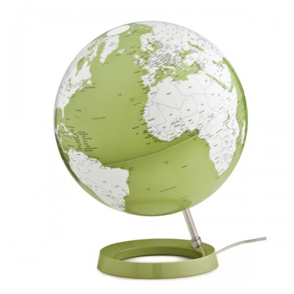 Globe terrestre lumineux Light & Colour Ø 30 cm - Pastel vert