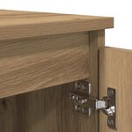 vidaXL Meuble TV Chêne artisanal 104 x 35 x 50 cm Bois d'ingénierie