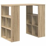 vidaXL Bureau Chêne sonoma 90 x 50 x 75 cm Bois d'ingénierie