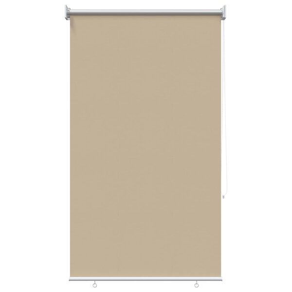 vidaXL Store roulant extérieur protection UV Beige Polyester