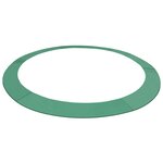 vidaXL Coussin de sécurité PE Vert de trampoline rond de 3 05 m
