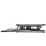 Newstar poste de travail assis-debout 11-50 5 cm noir