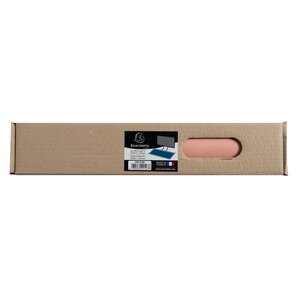 Sous Main Souple Pu Bicolore - 35x60cm - Nude/gris - Exacompta