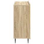 vidaXL Buffet Chêne Sonoma 89 x 34 5 x 82 cm Bois d'ingénierie