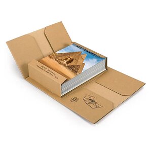 Étui postal carton brun renforcé pacpost 24x18 cm (lot de 25)