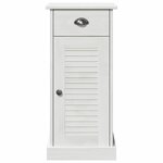 vidaXL Meuble de Salle de Bain avec porte VIGO Blanc 37 5 x 34 x 80 cm