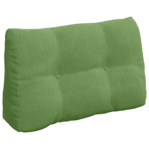 vidaXL Coussin de Dos Vert clair 80 x 24 x 50 cm Velours