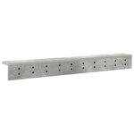vidaXL Porte-manteau mural Gris béton 100 x 10.5 x 10.5 cm