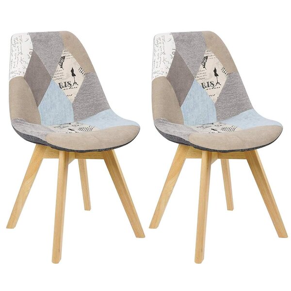 Chaises de salle à manger en lin 2 pièces gris 19_0000547