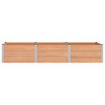 vidaXL Jardinière surélevée Marron 300 x 100 x 54 cm