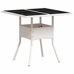 vidaXL Ensemble de salle à manger pour jardin 5 Pièces Gris Poly rotin