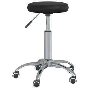 vidaXL Chaise de salle à manger Noir Similicuir