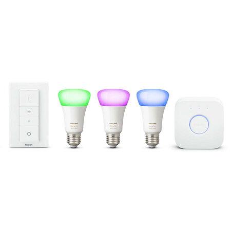 Philips hue white & color ambiance kit de démarrage e27