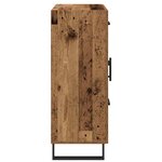 vidaXL Buffet Bois Ancien 69 5 x 34 x 90 cm Bois d'ingénierie et fer