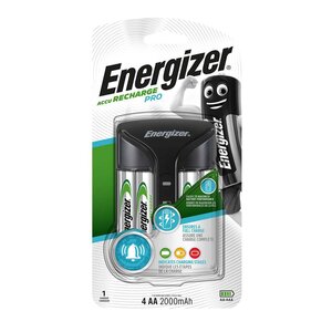 Chargeur universel Pro-charger avec 4 piles AA 2000mAh inclus ENERGIZER