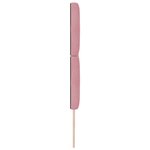 vidaXL Tête de lit LED rose 100 cm velours
