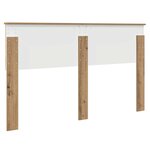 vidaXL Tête de lit Chêne artisanal 150 cm Bois d'ingénierie