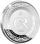 Pièce de monnaie en Cupronickel - Argent g 9.00 Millésime 2022 ACCESSION OF KING CHARLES III