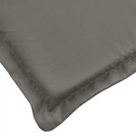 vidaXL Coussin de banc de jardin gris foncé mélangé 150x50x7 cm tissu